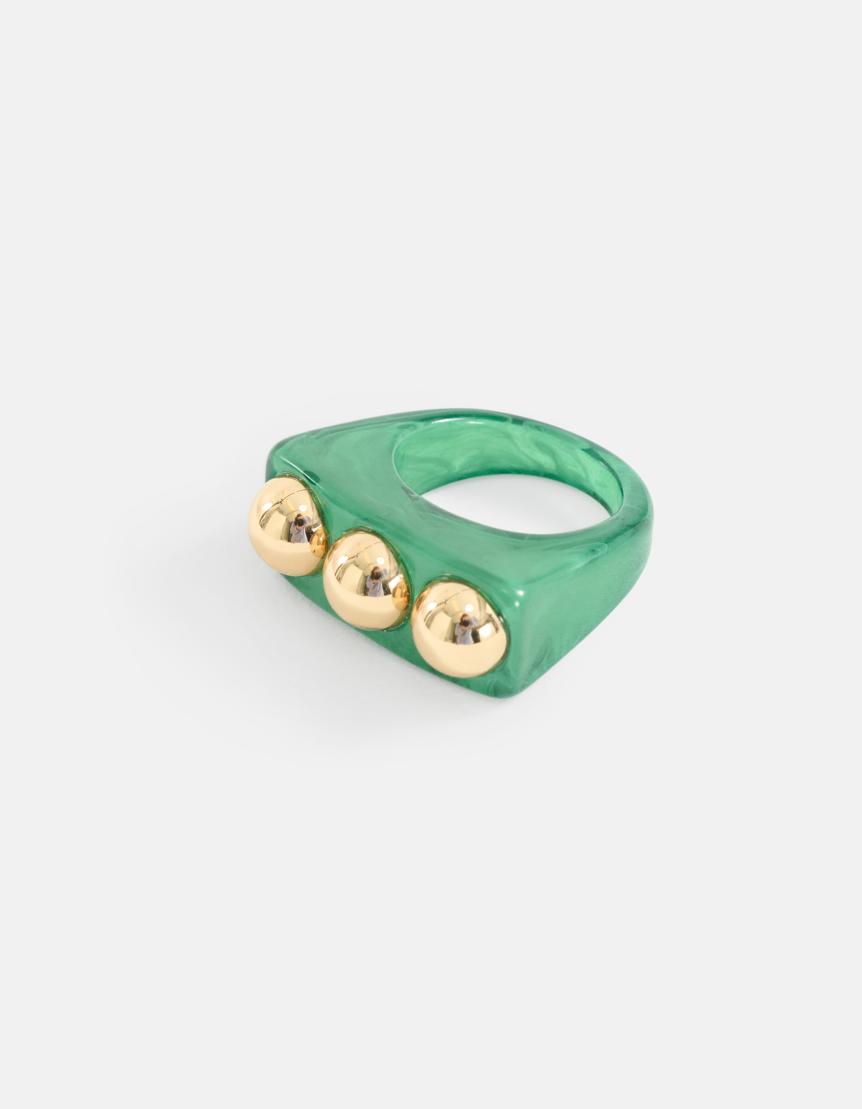 Ohrstecker Ring Grün By Lizzy SHOEBY ACCESSOIRES