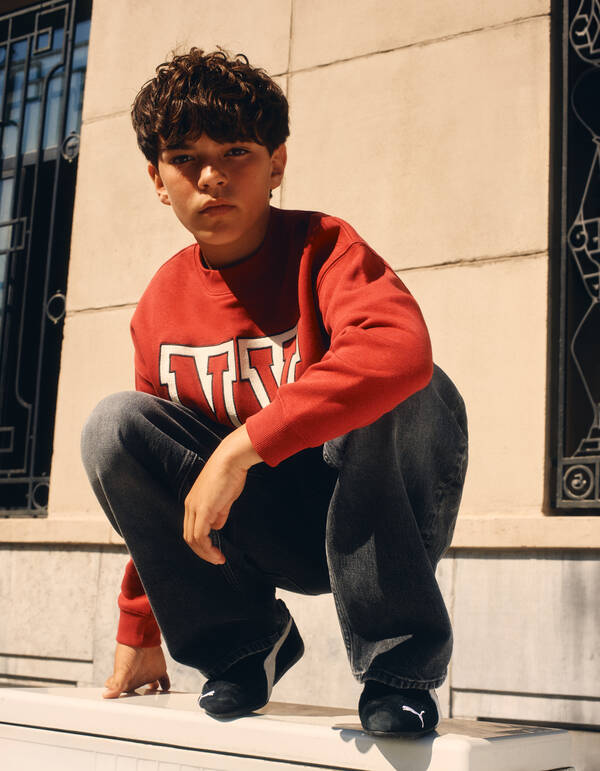 Logo Sweater Rot SHOEBY BOYS