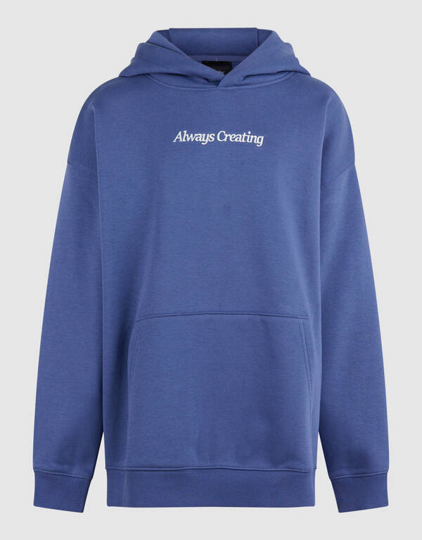 Oversized Fit Hoodie Blau SHOEBY BOYS