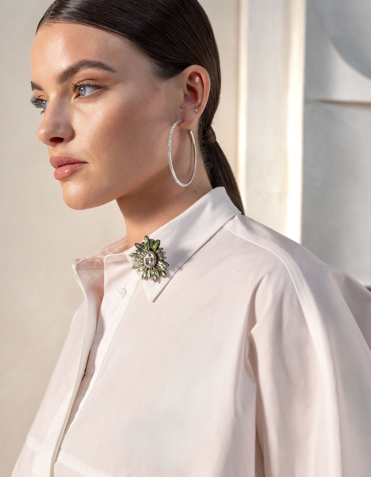 Weite Bluse Weiß By Mieke SHOEBY WOMEN