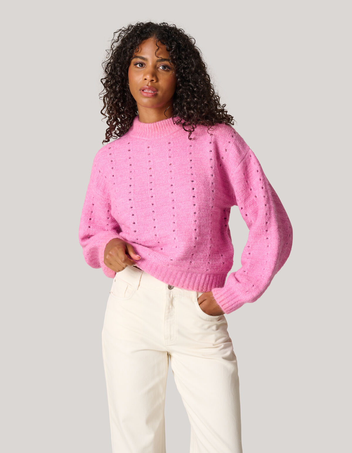 Offener Pullover Rosa SHOEBY WOMEN