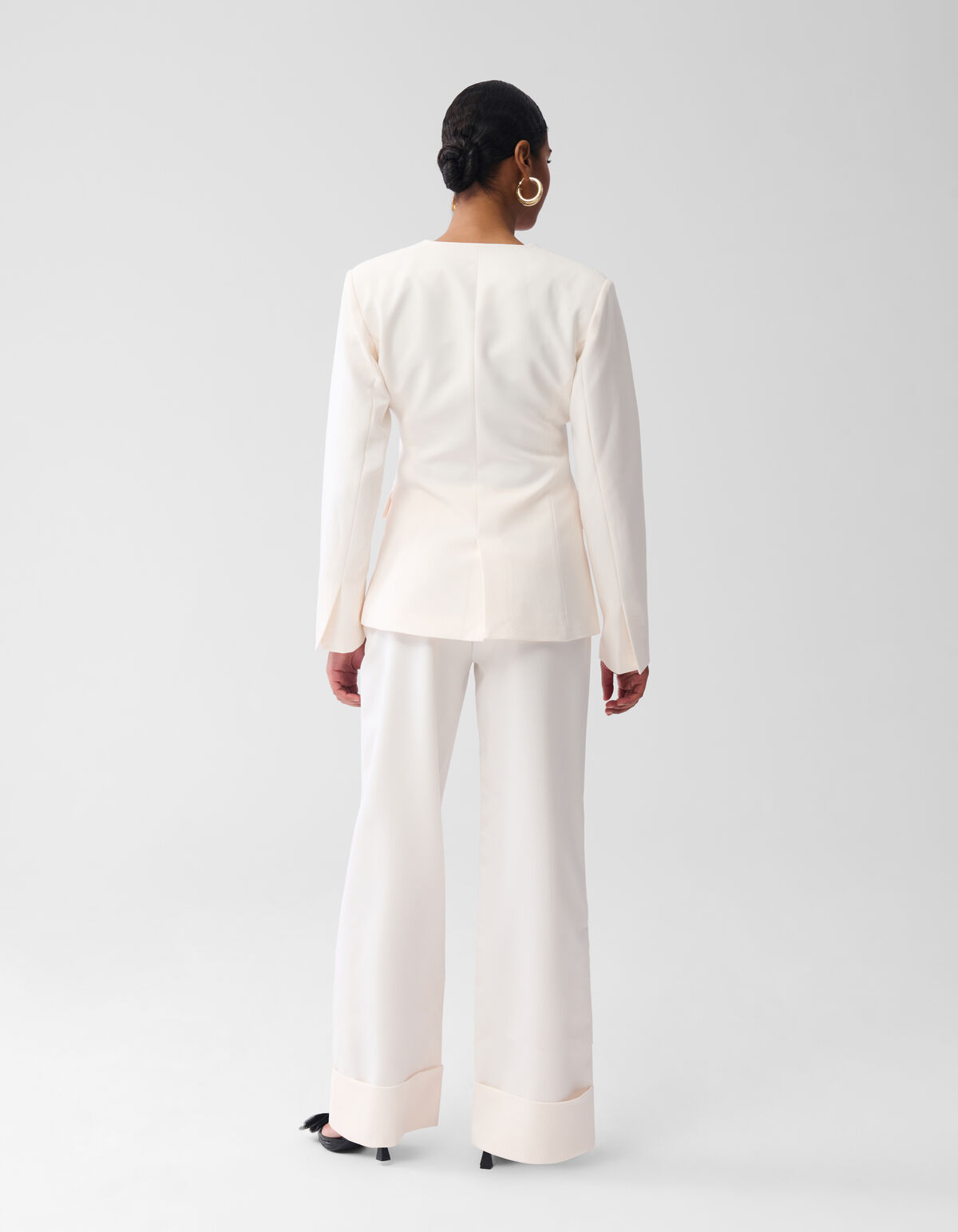 Sanduhr-Blazer Off White SHOEBY WOMEN