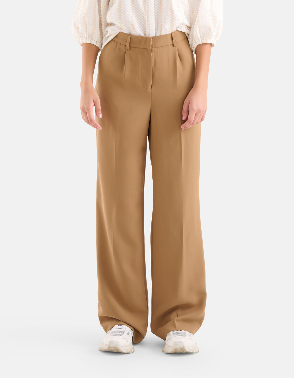 Hose mit lockerer Passform Beige SHOEBY WOMEN