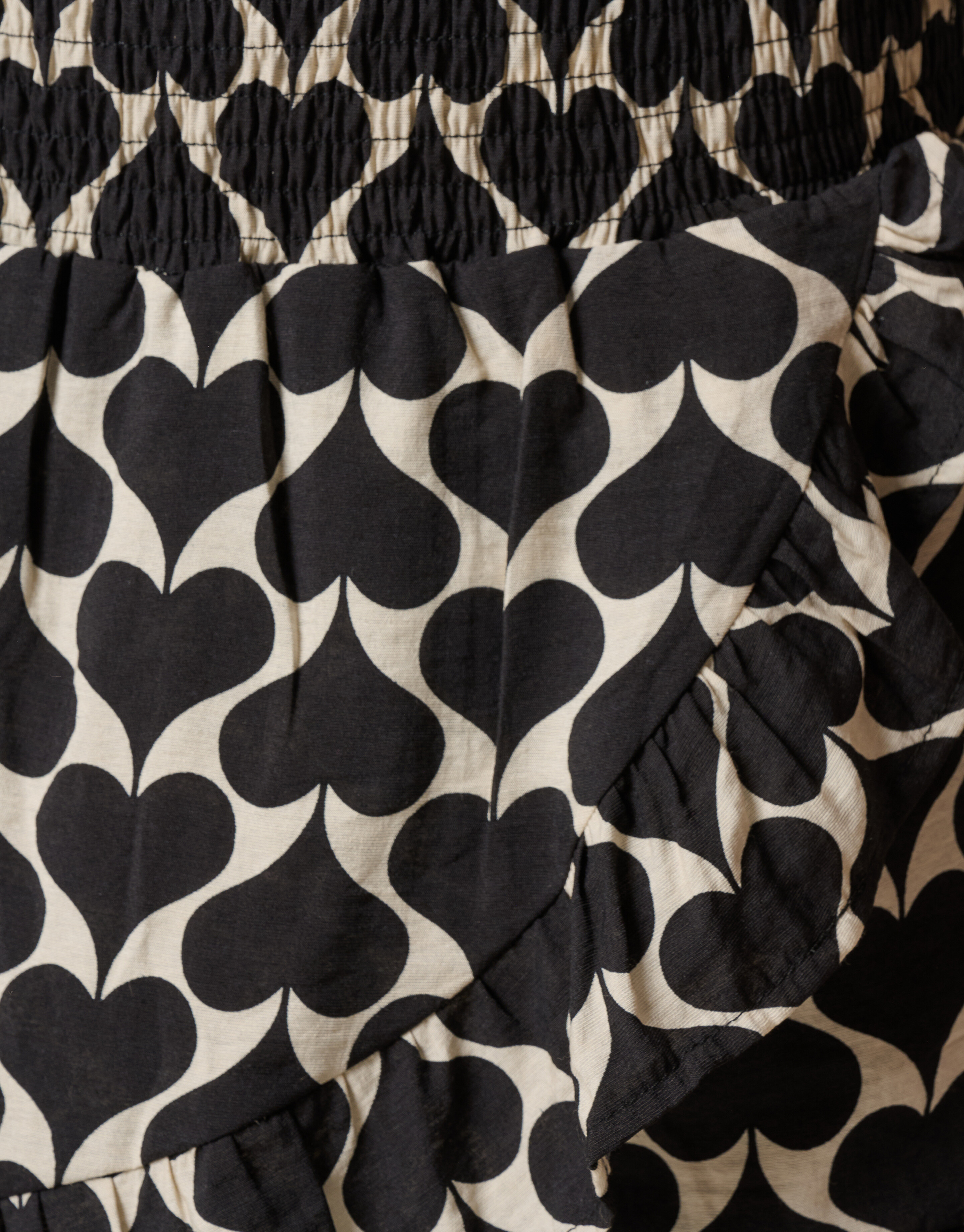 Bedruckter Skort Schwarz/Weiß SHOEBY GIRLS