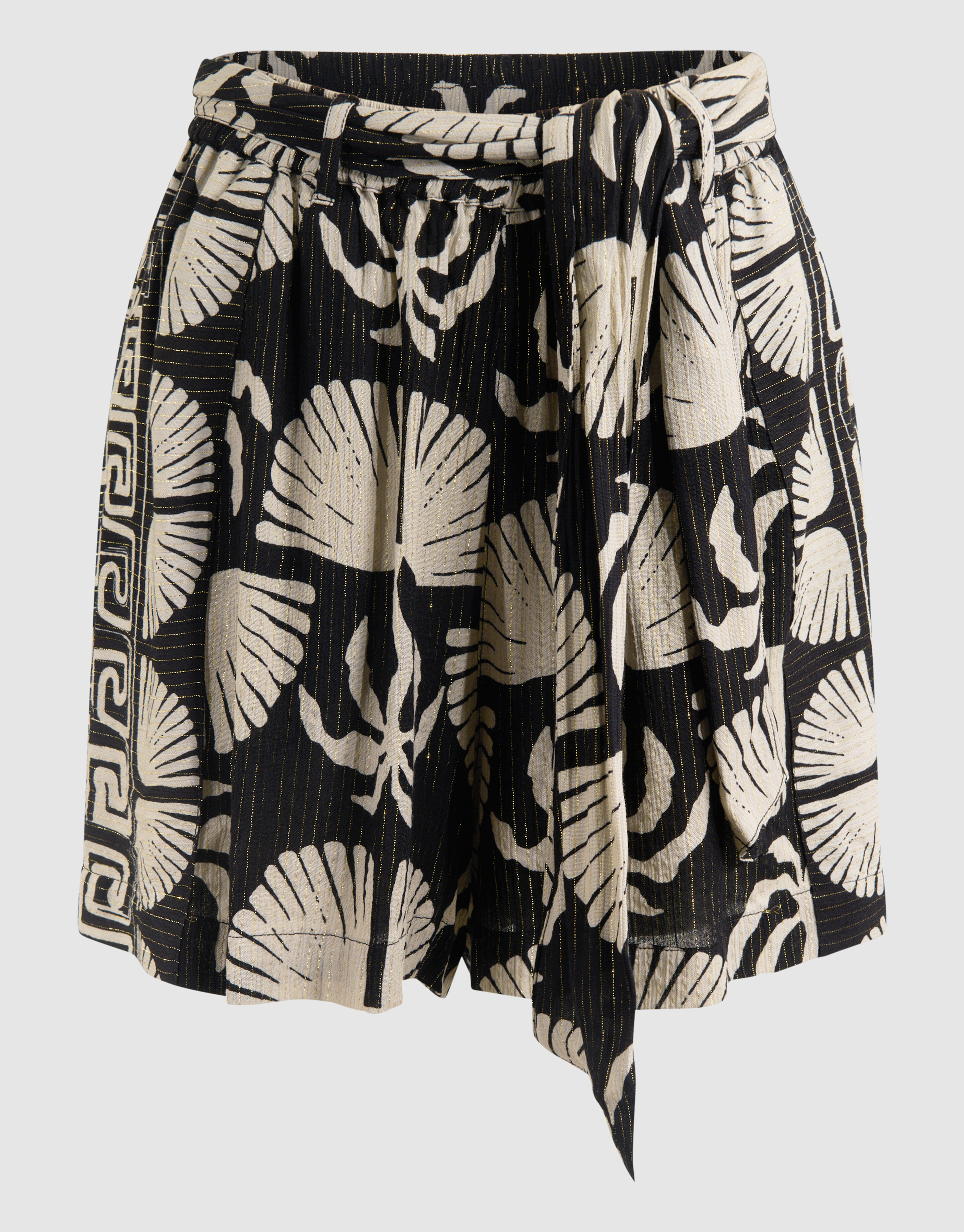 Bedruckte Short Schwarz/Weiß SHOEBY WOMEN