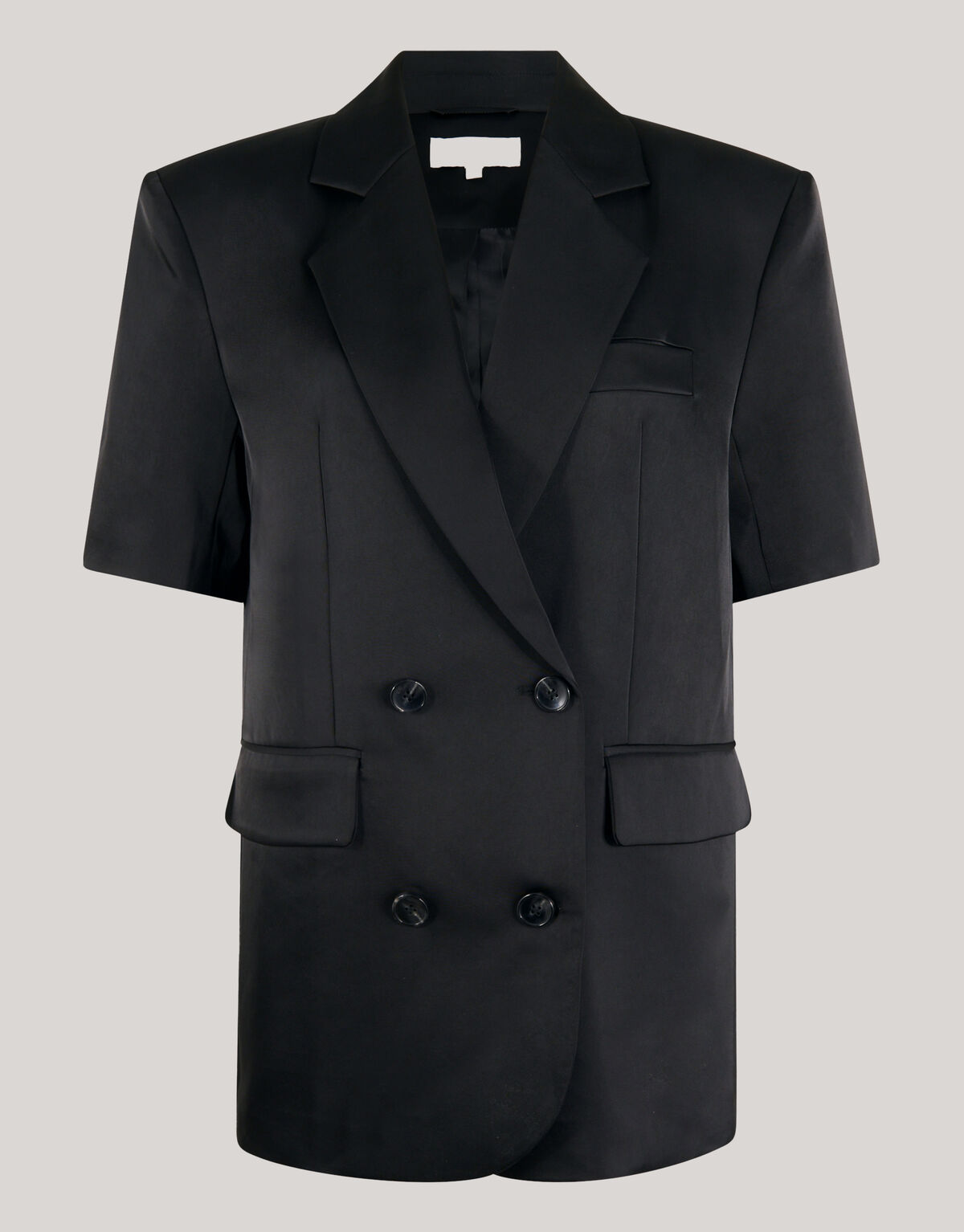 Übergroßer Blazer mit kurzen Ärmeln Schwarz von Mo SHOEBY WOMEN