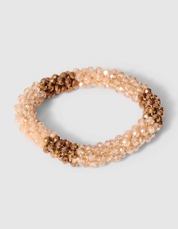 Perlenarmband Beige/Braun SHOEBY ACCESSOIRES