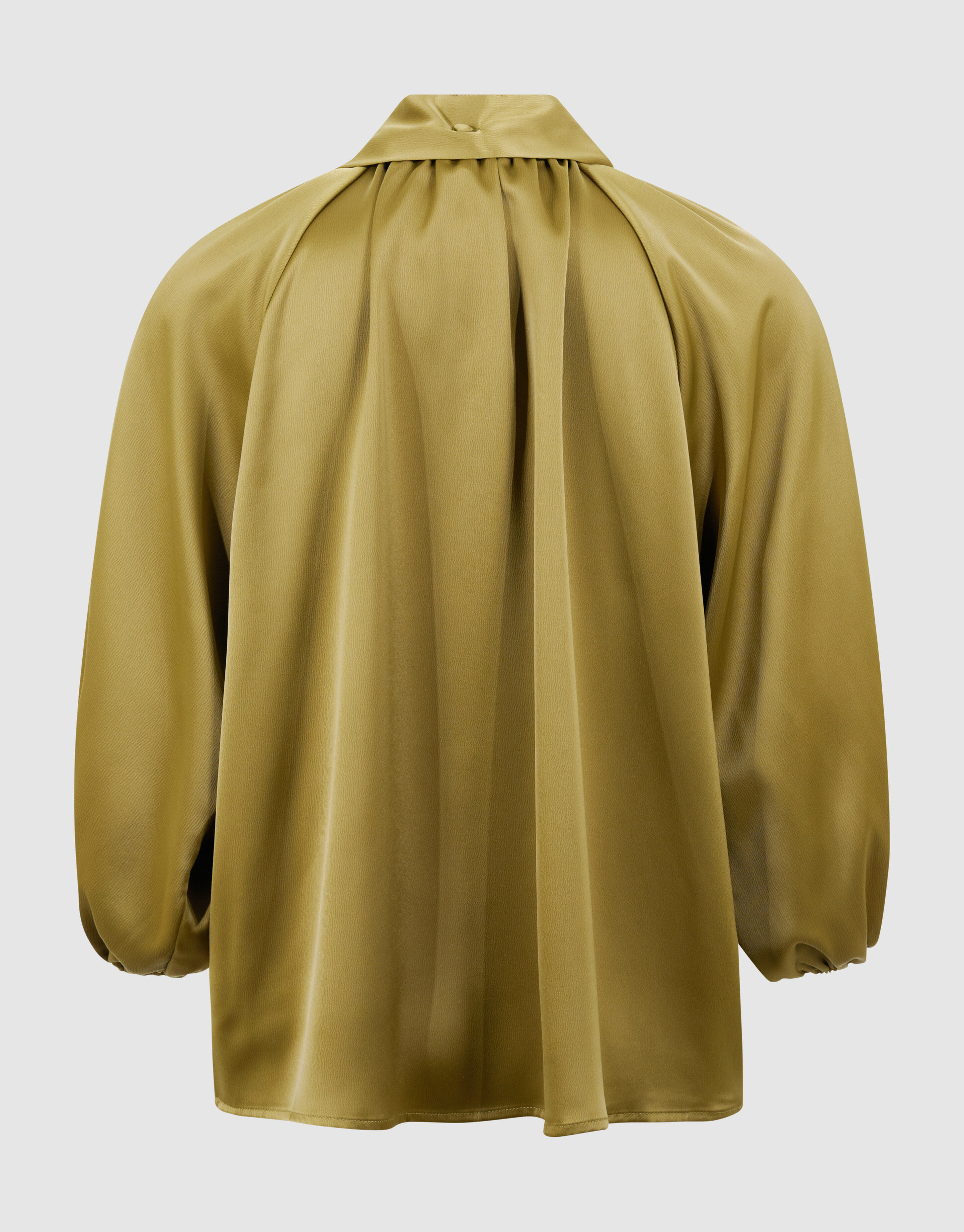 Satin Schleifenbluse Gr&uuml;n von Fred SHOEBY WOMEN