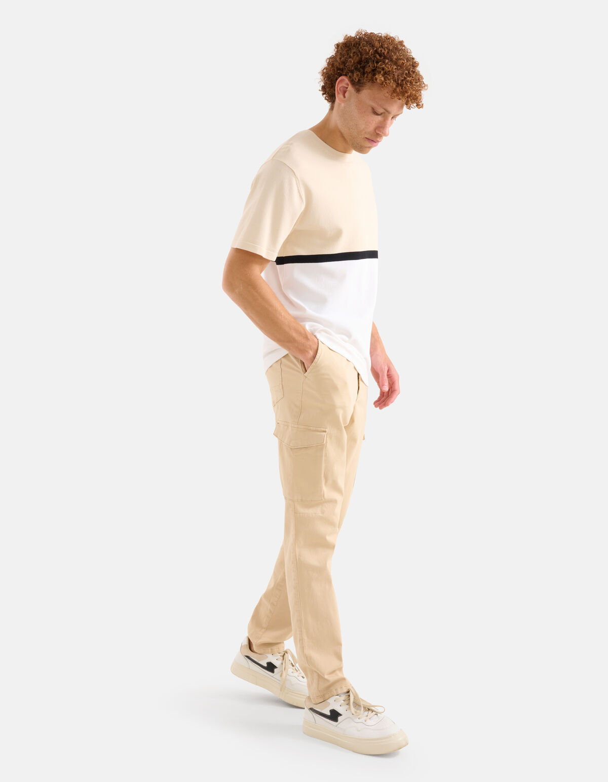 Cargohose Beige SHOEBY MEN