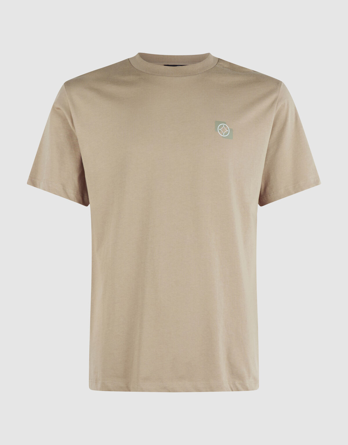 Einfarbiges T-Shirt Beige SHOEBY MEN