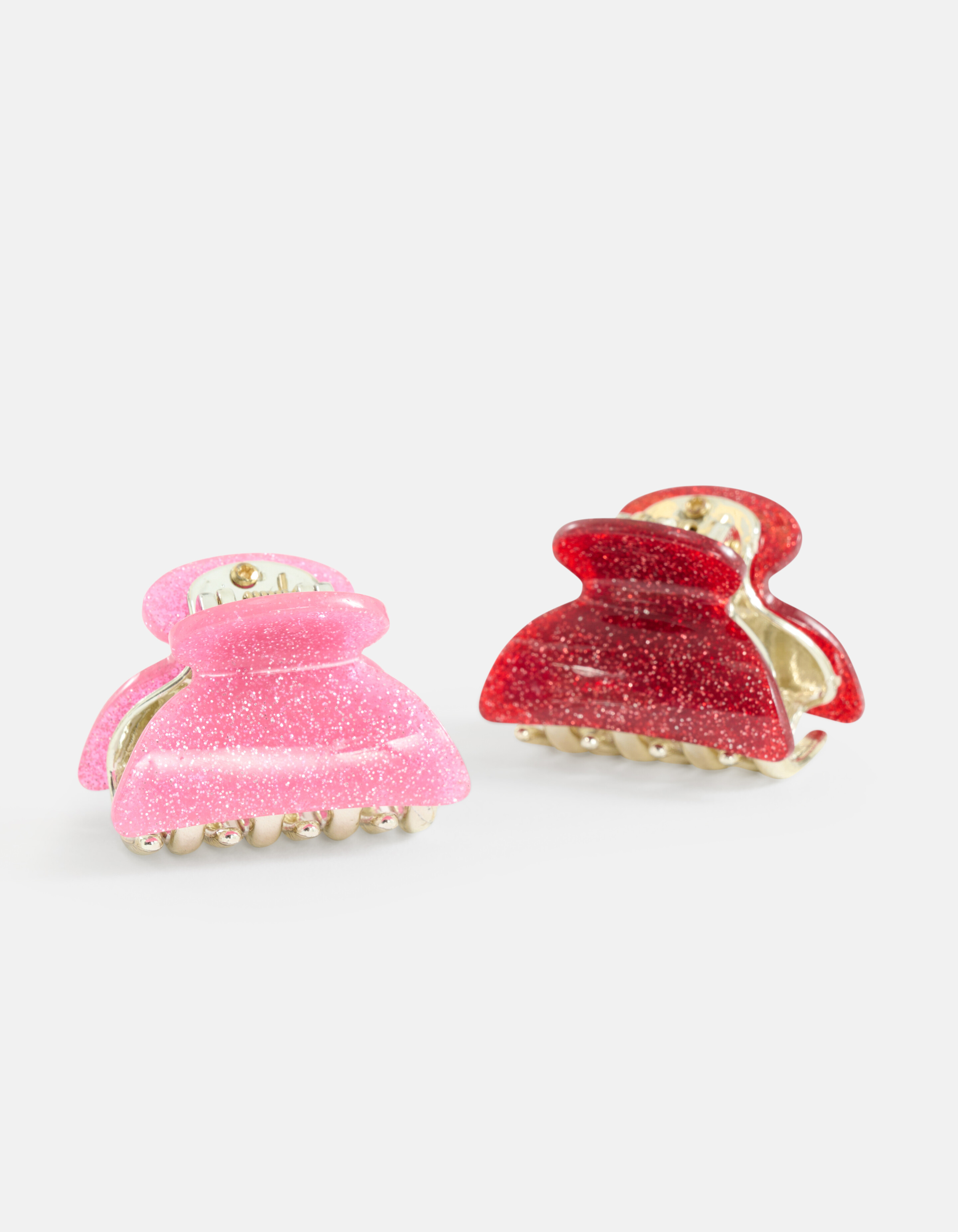 Haarclip Set Roze/Rood SHOEBY ACCESSOIRES