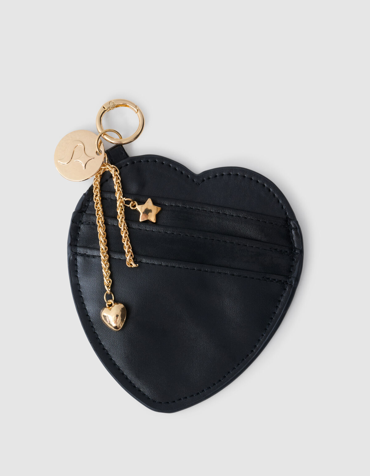 Herz Portemonnee Taschenanhänger Schwarz SHOEBY ACCESSOIRES