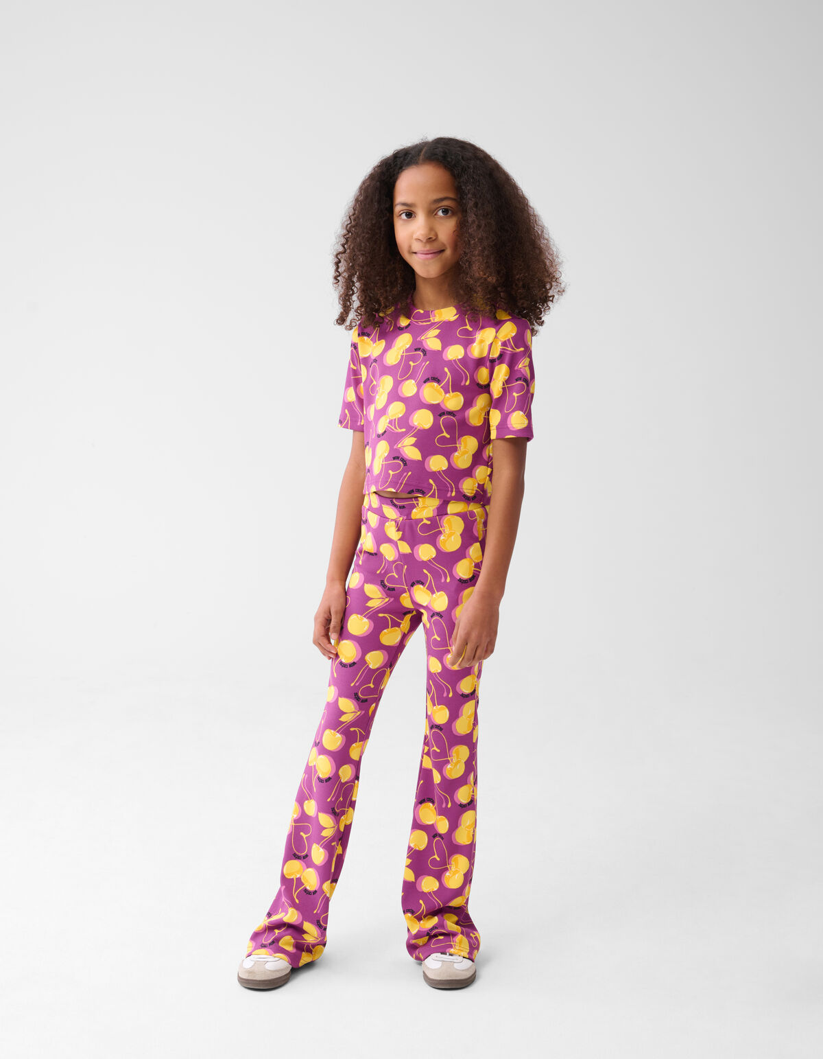 Obst Kunstwerk Crop top Dunkel Lila SHOEBY GIRLS