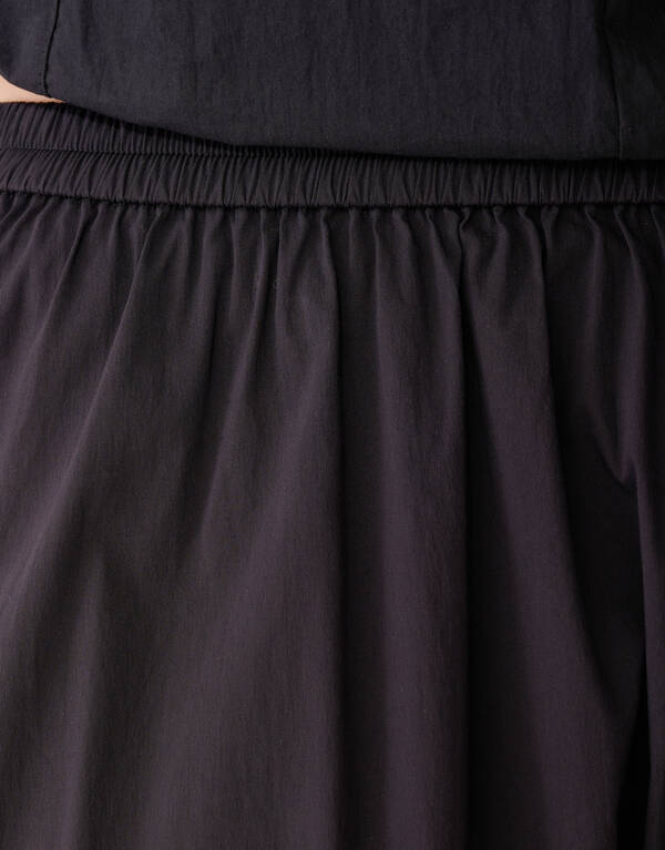 Popeline Maxi Rock Schwarz SHOEBY WOMEN