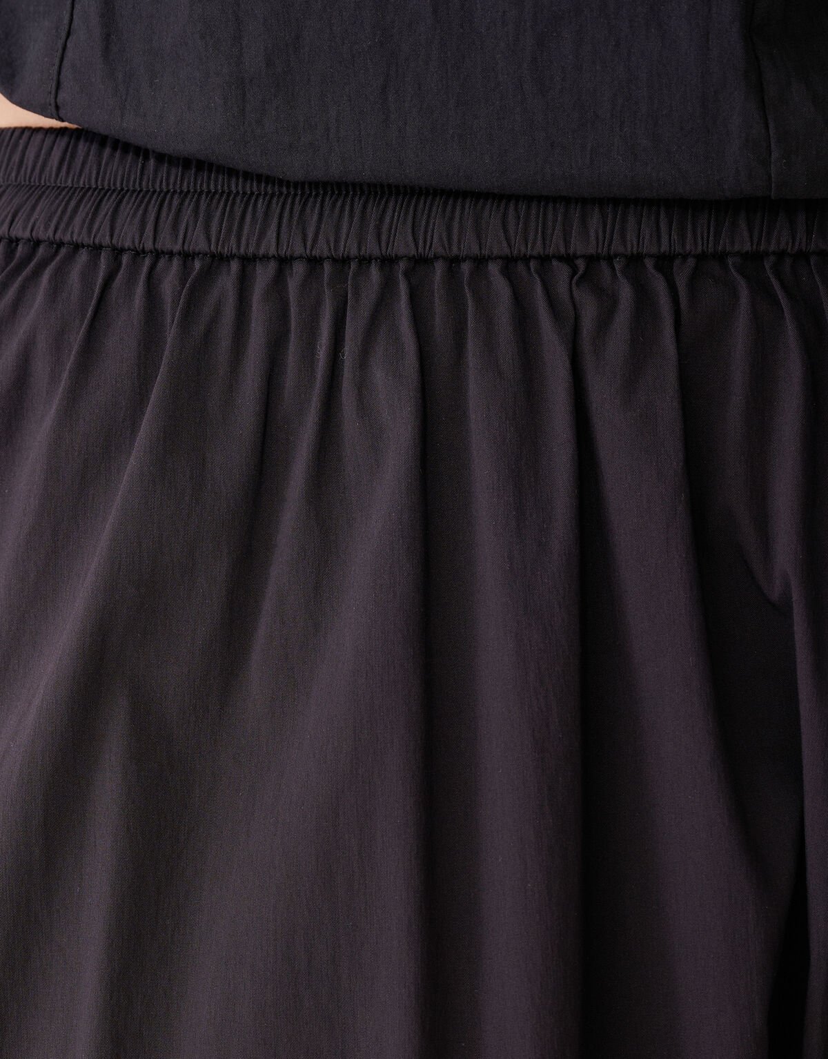 Popeline Maxi Rock Schwarz SHOEBY WOMEN