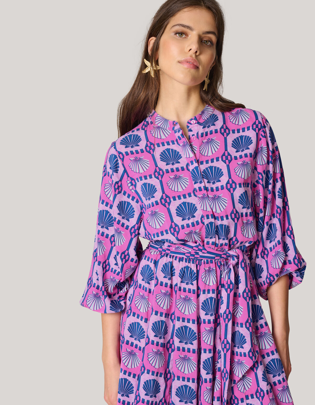 Bedrucktes Minikleid Rosa SHOEBY WOMEN