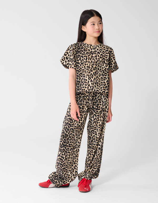 Leopard Drehverschluss Hellbraun SHOEBY GIRLS