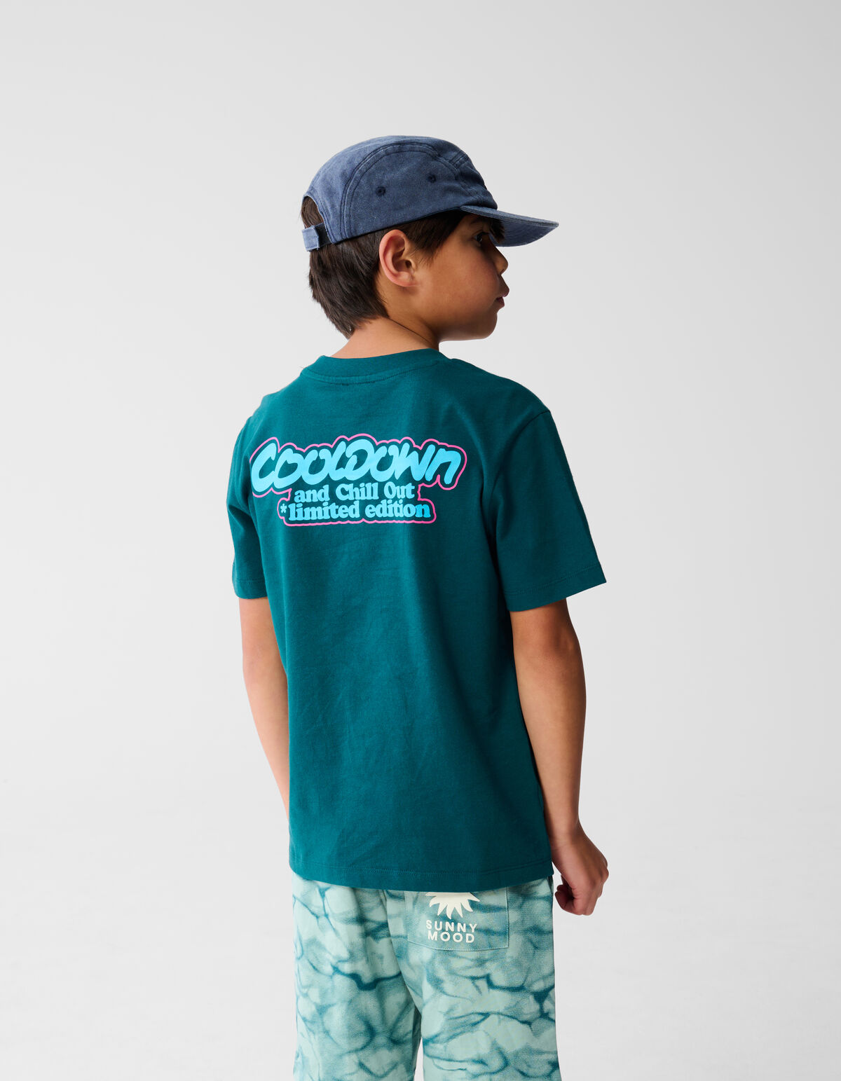 Cooldown Artwork T-shirt Dunkelgrün SHOEBY BOYS
