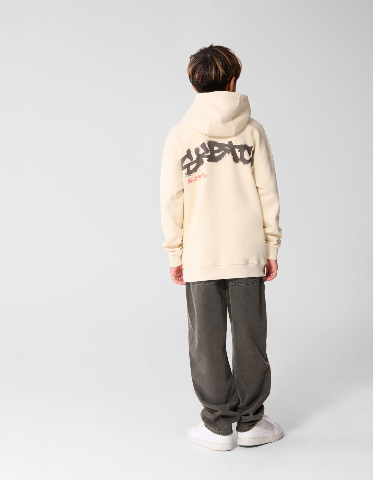 Sketch Hoodie Sand SHOEBY BOYS