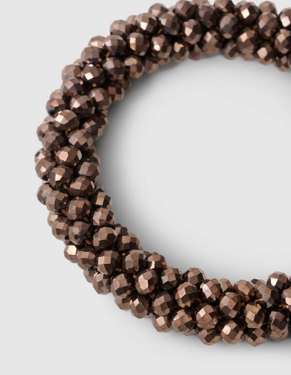 Perlen Haargummi Dunkelbraun SHOEBY ACCESSOIRES