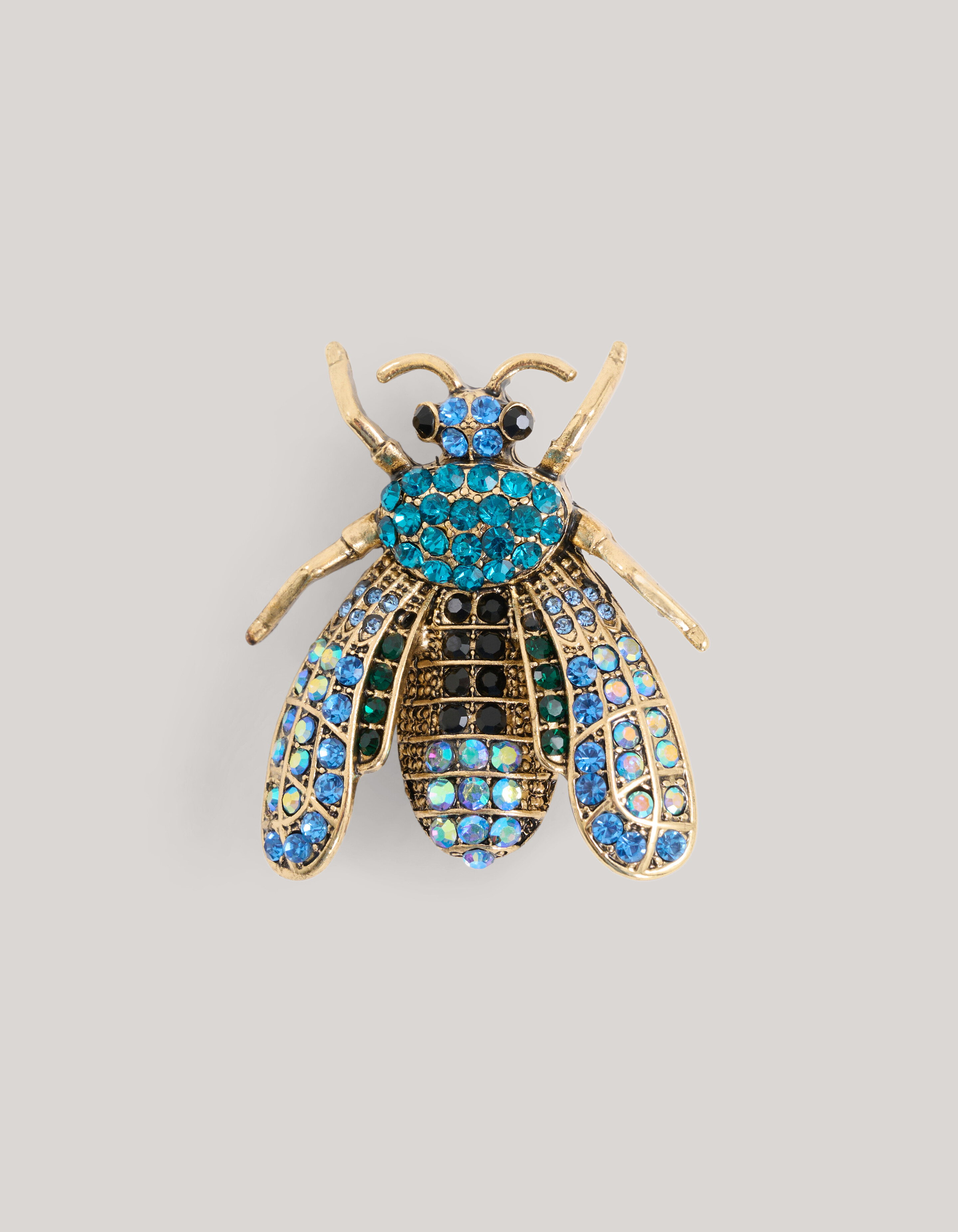Insektenbrosche Blau SHOEBY ACCESSOIRES