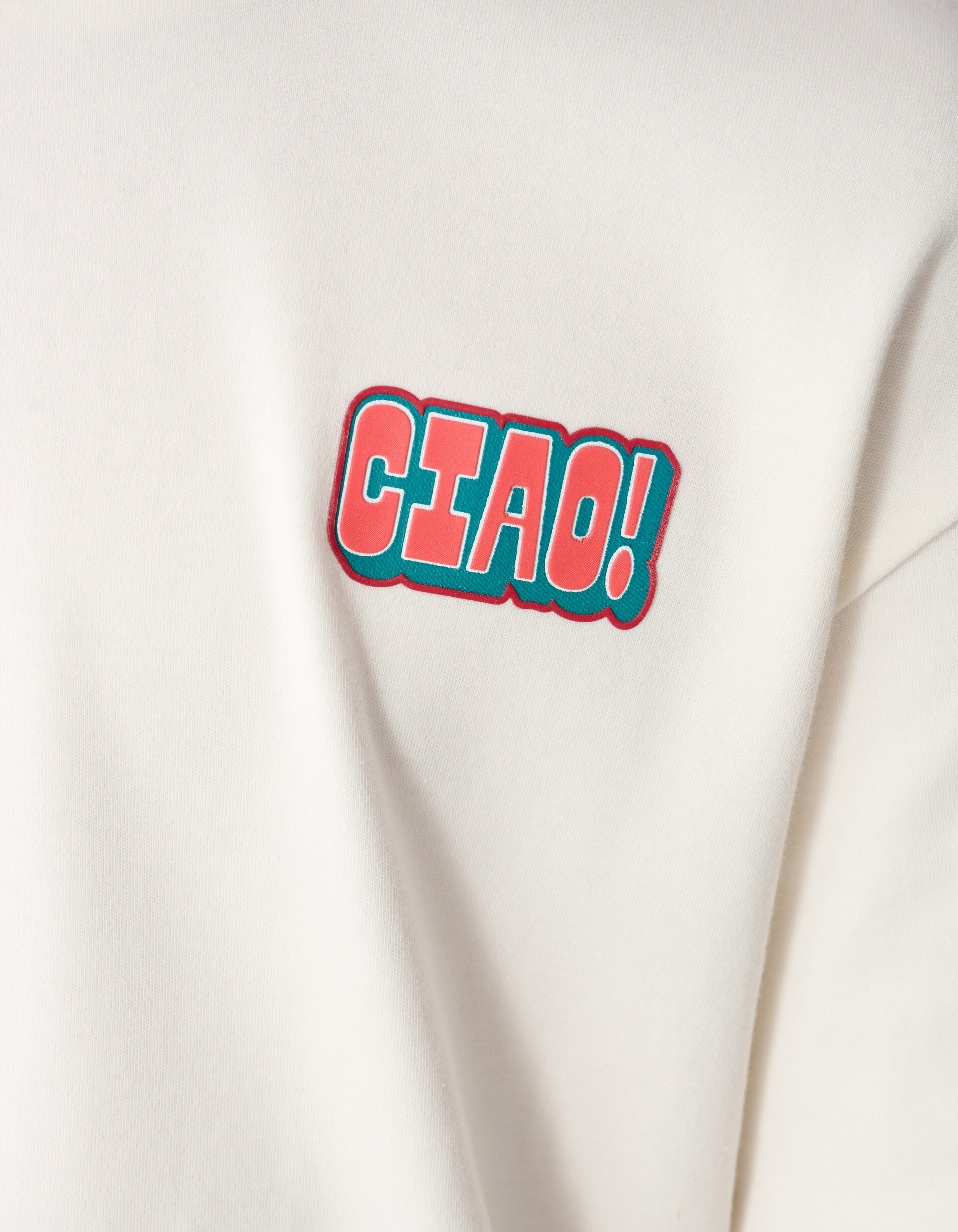 Ciao Artwork T-Shirt Gebrochen Wei&szlig; SHOEBY BOYS