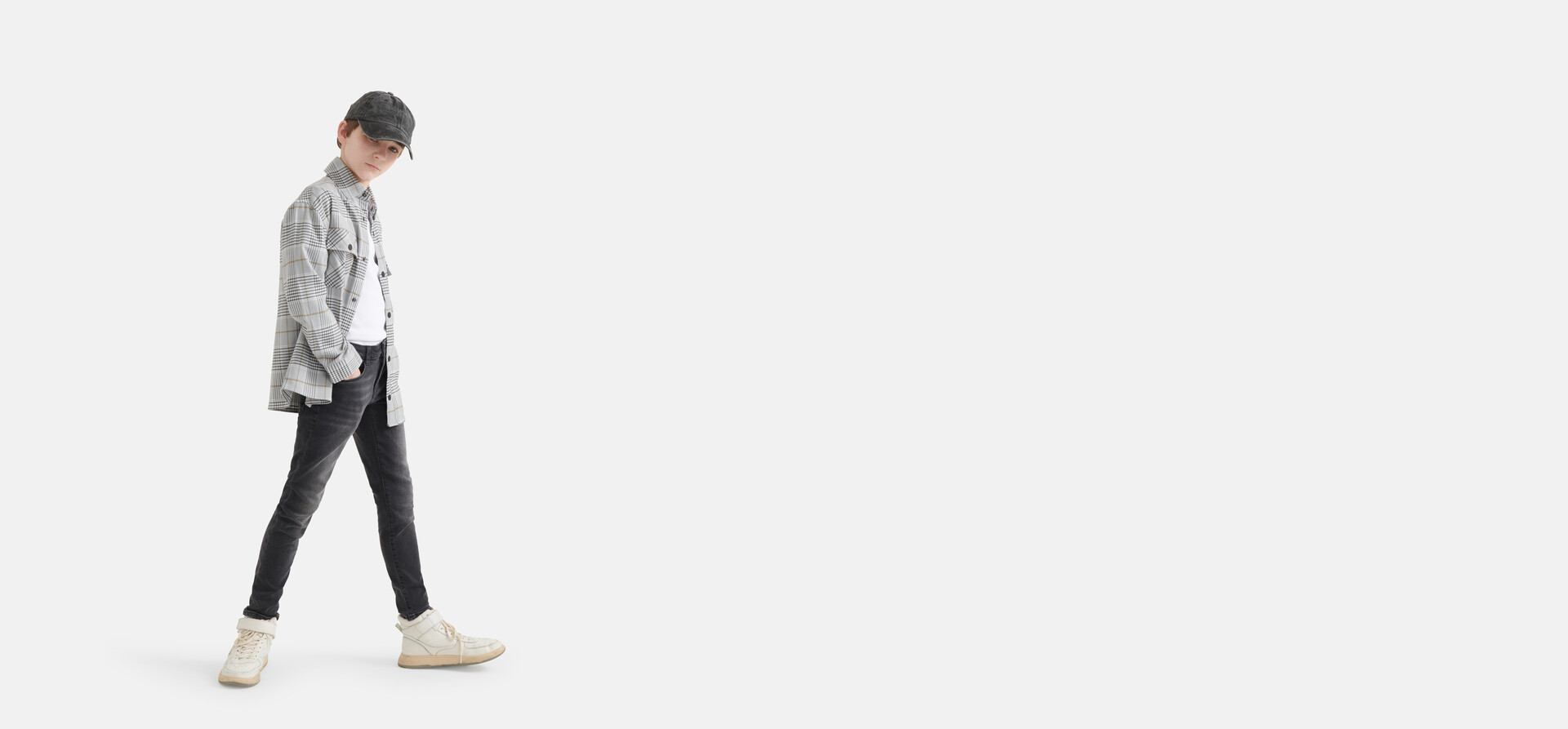 Regular Fit Jeans Dunkelgrau SHOEBY BOYS