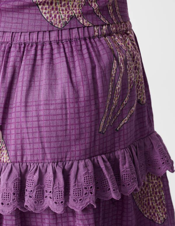 Tiger Ruffle Rock Lila SHOEBY GIRLS