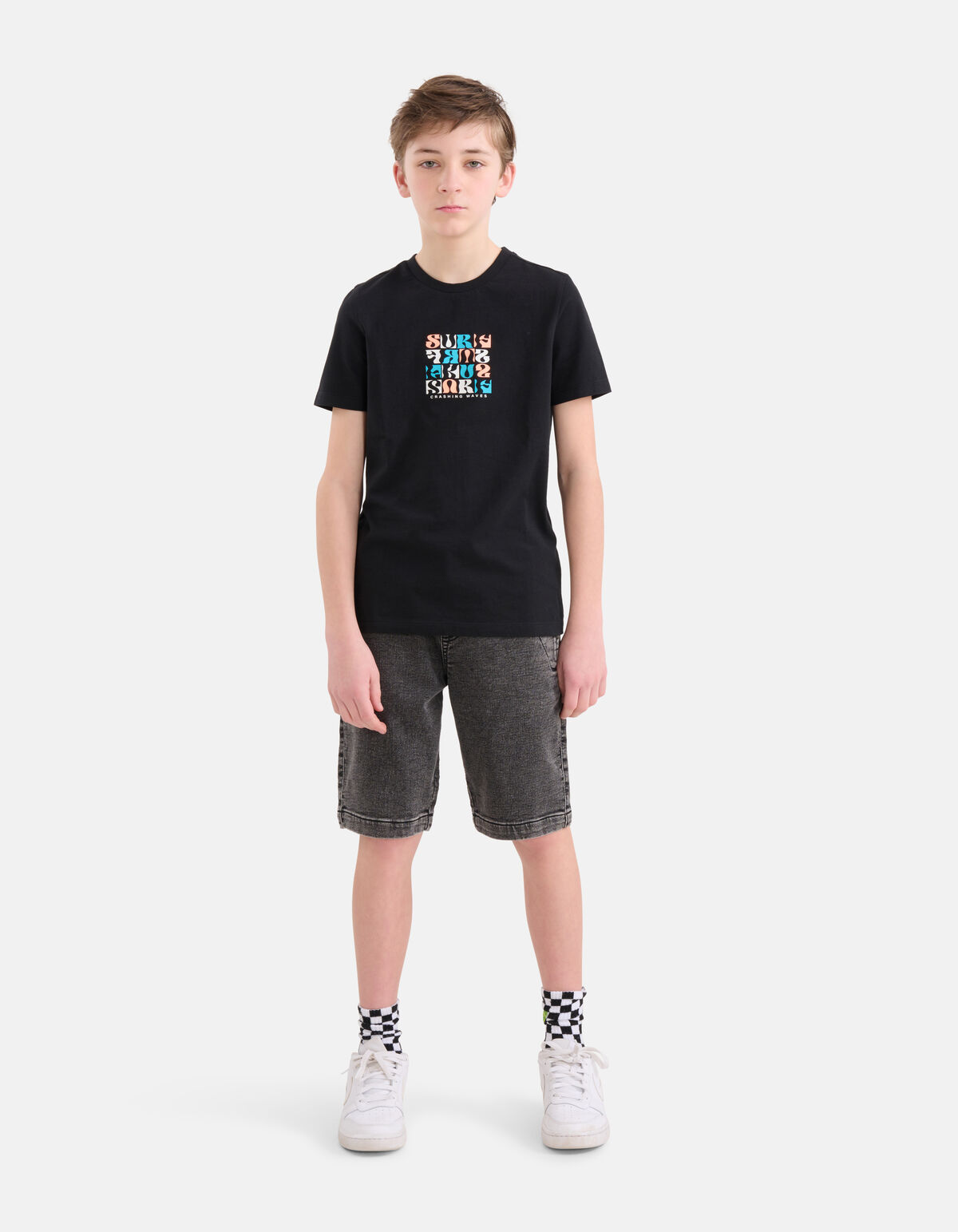 Artwork T-shirt Zwart SHOEBY BOYS