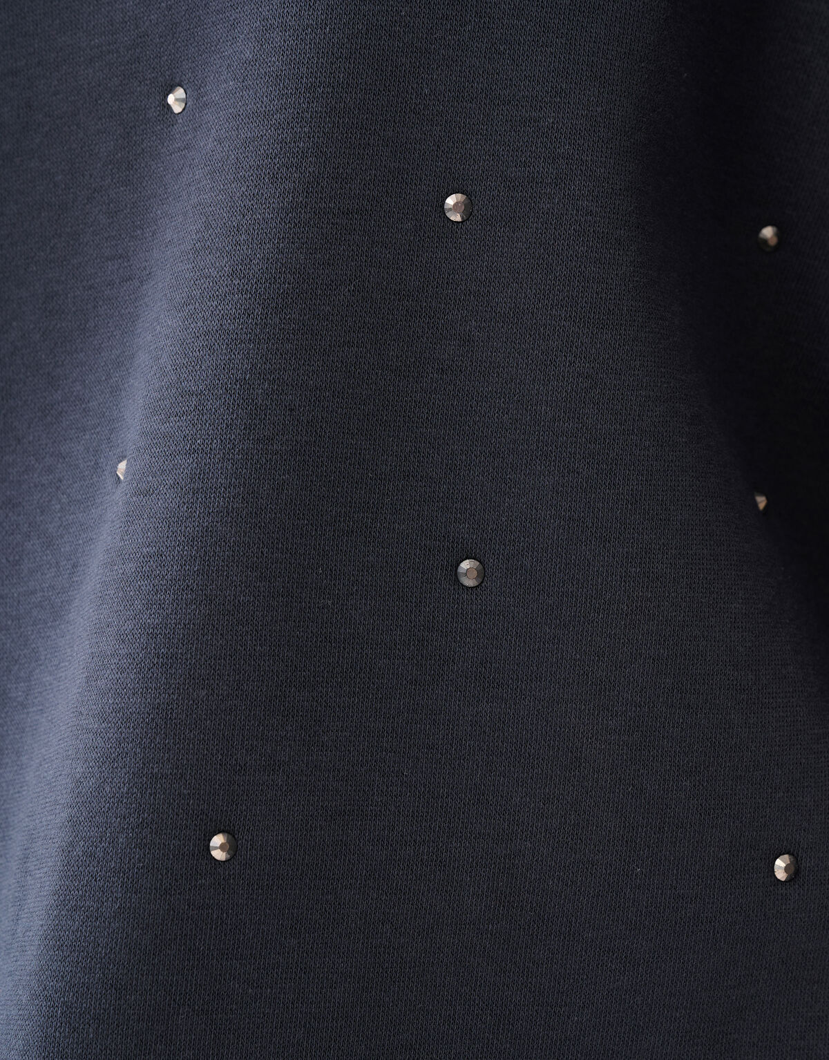 Allover-Strass-Pullover Dunkelgrau SHOEBY WOMEN