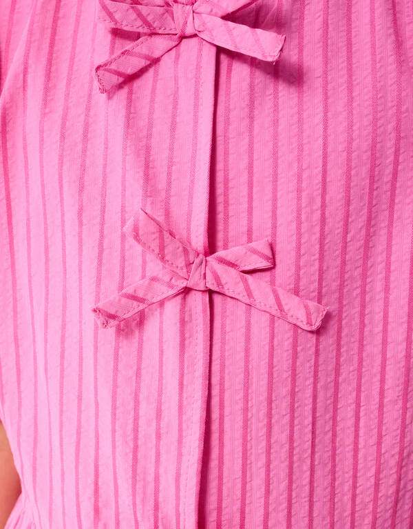 Gestreiftes Schleifentop Rosa SHOEBY GIRLS