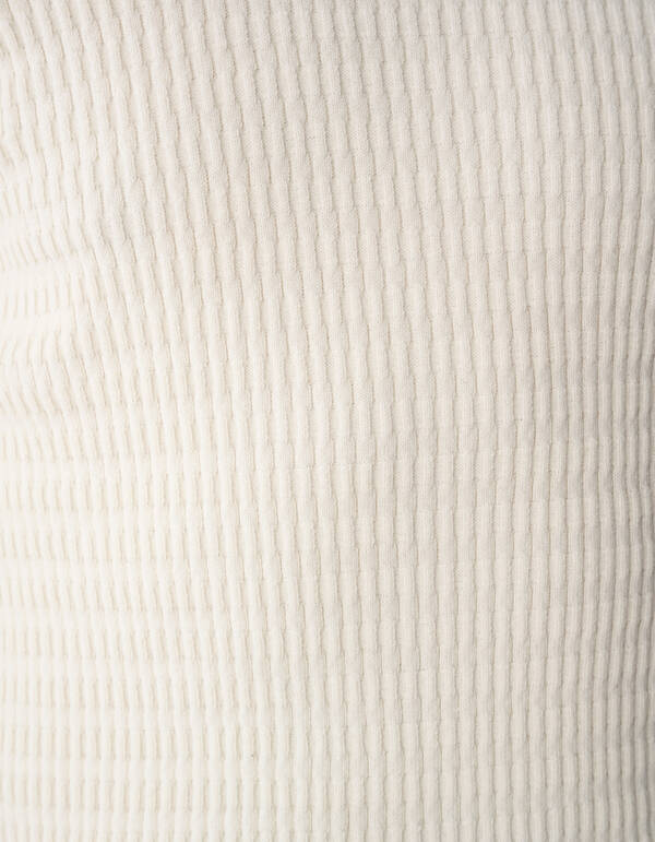 Strukturpullover gebrochenes Weiß SHOEBY MEN