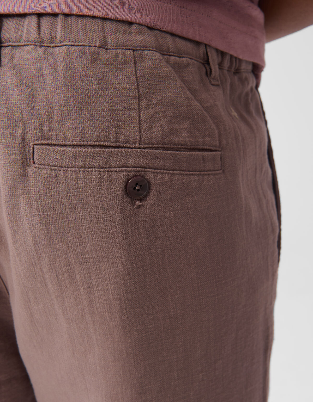 Strukturierte Hose hellbraun SHOEBY MEN