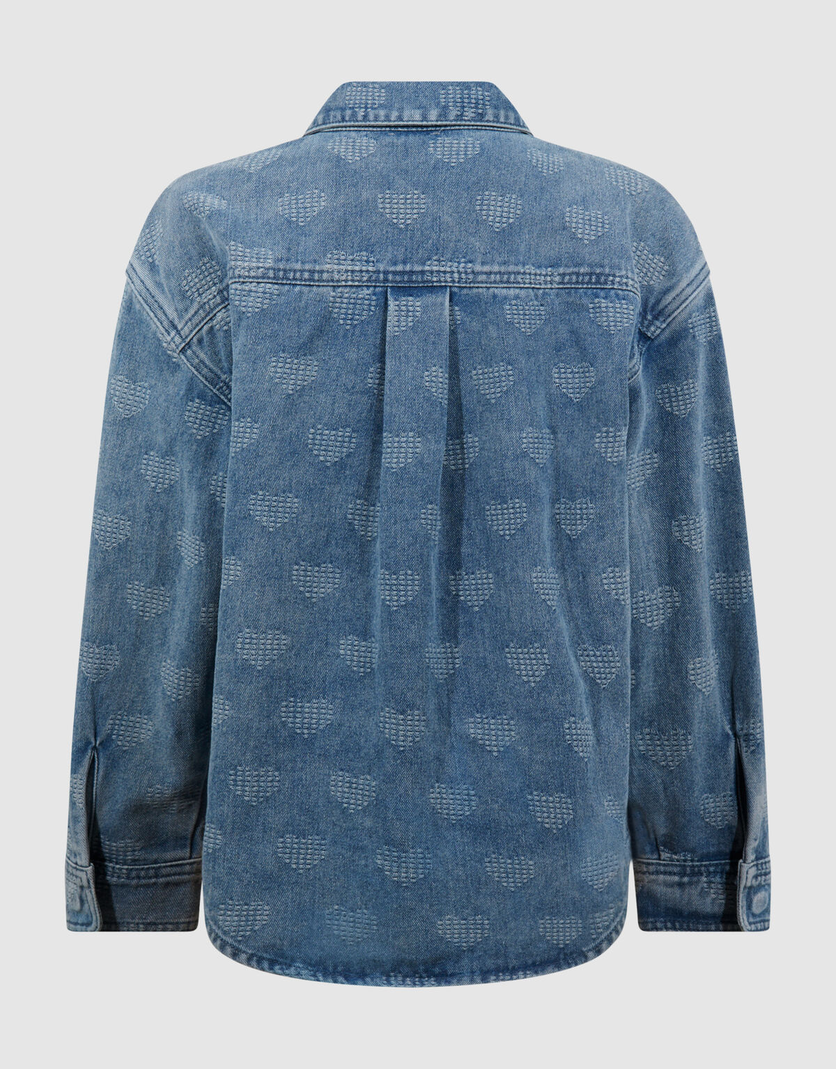 Herz-Jeansbluse Blau SHOEBY GIRLS