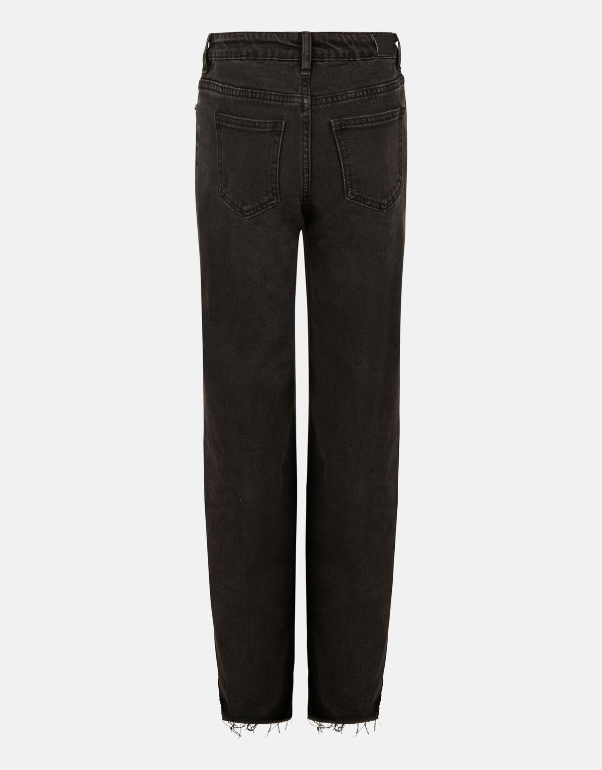 Strass Straight Denim Jeans Schwarz SHOEBY GIRLS
