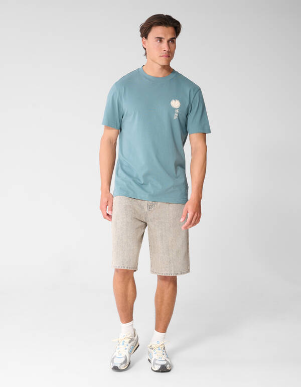 Radar Artwork T-Shirt Hellblau SHOEBY MEN