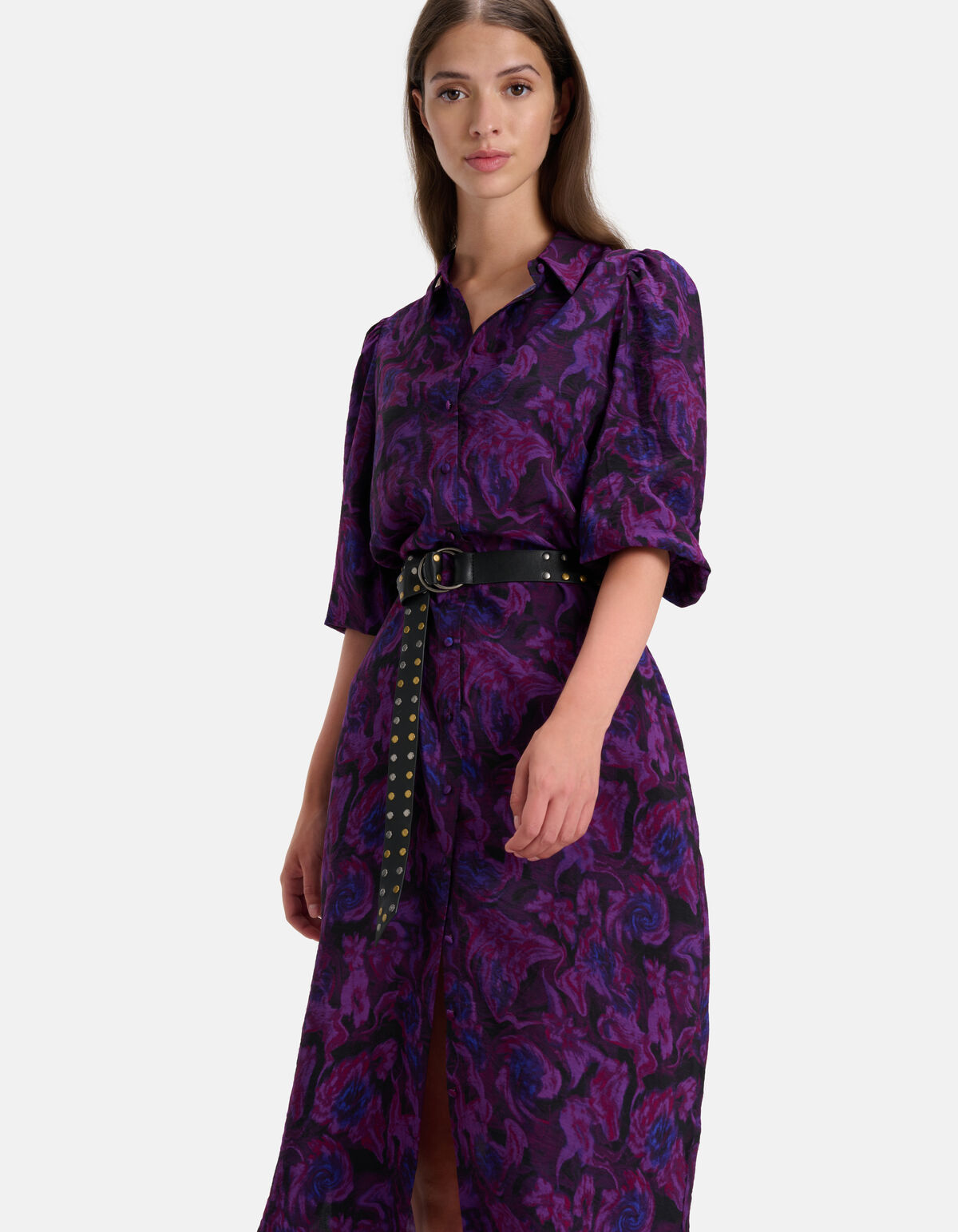 Kleid mit Blumenmuster Lila SHOEBY WOMEN