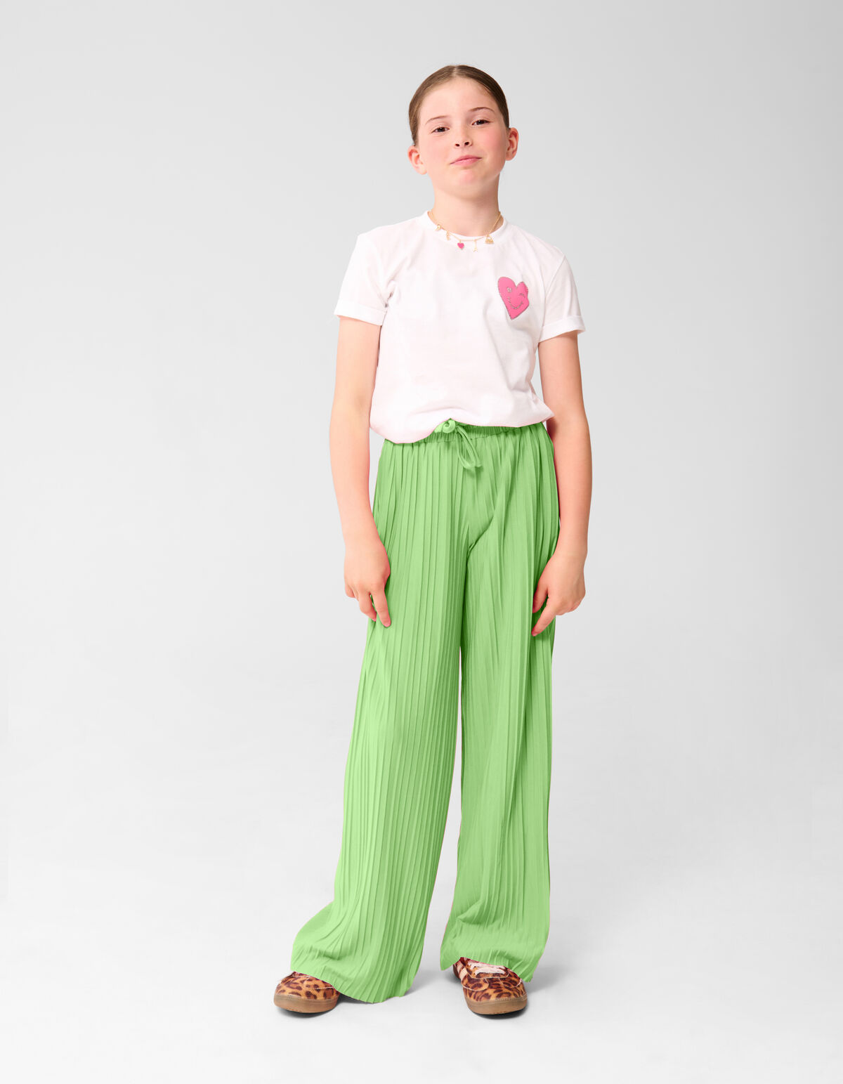 Plisseehose hellgrün SHOEBY GIRLS
