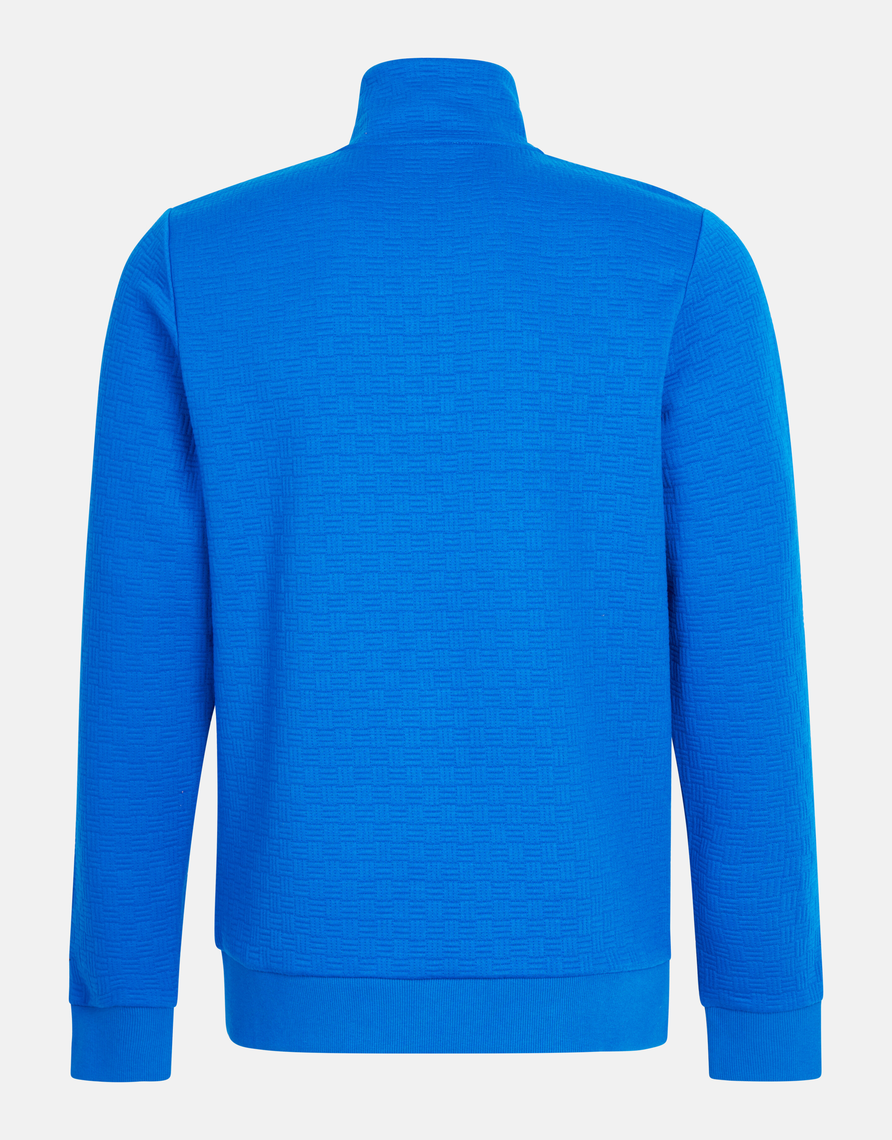 Pullover mit gesteppter Struktur und halbem Reißve SHOEBY MEN