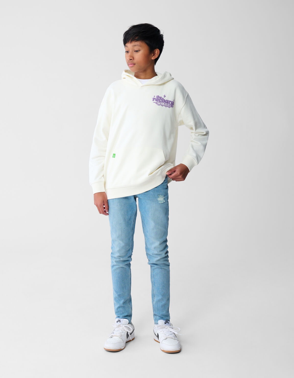 Recharged Artwork Hoodie Off White SHOEBY BOYS