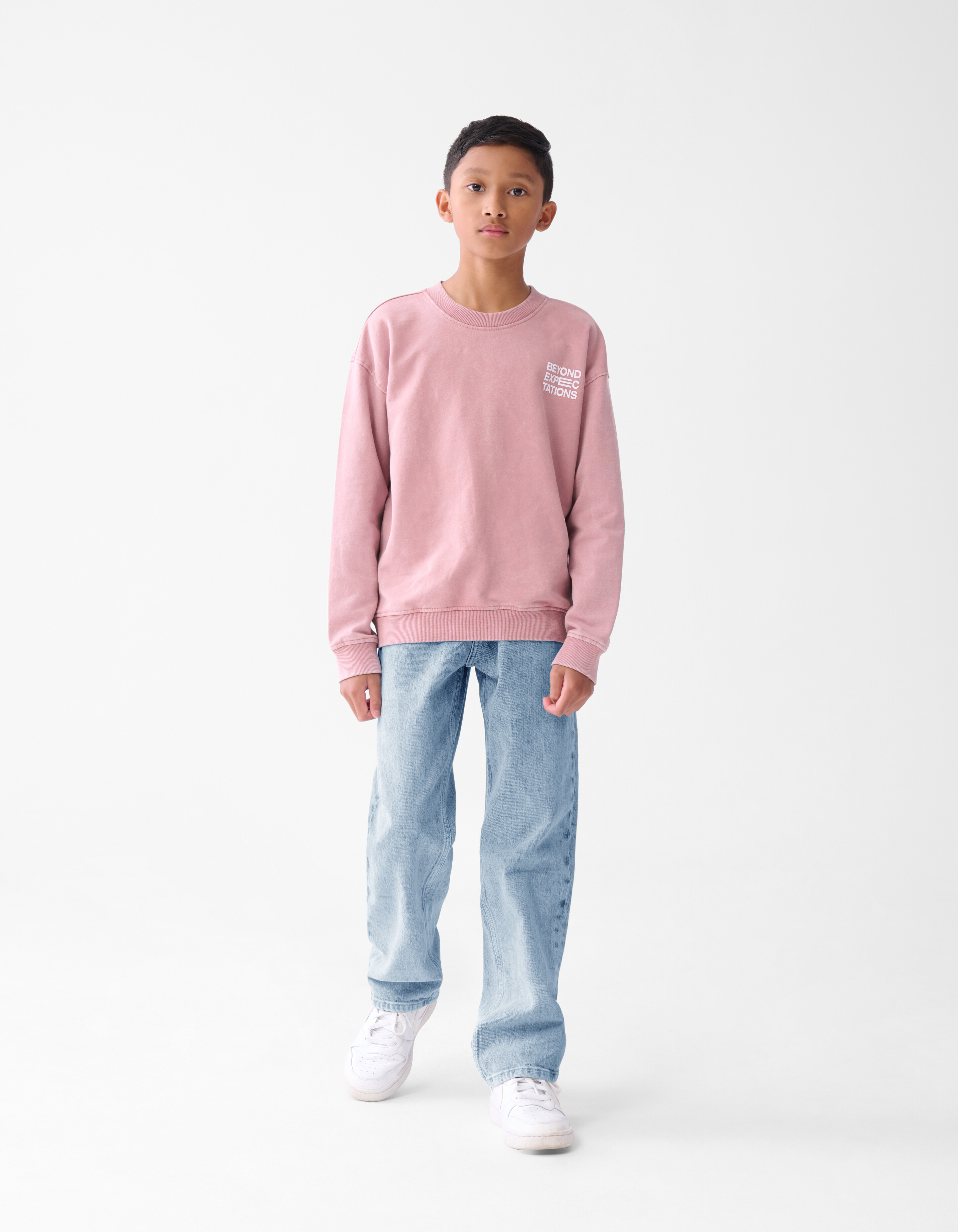 Baggy Fit Jeans Gebleicht SHOEBY BOYS