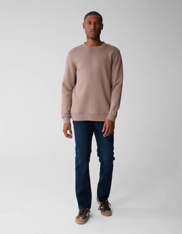 Abzeichen Pullover Hellbraun SHOEBY MEN