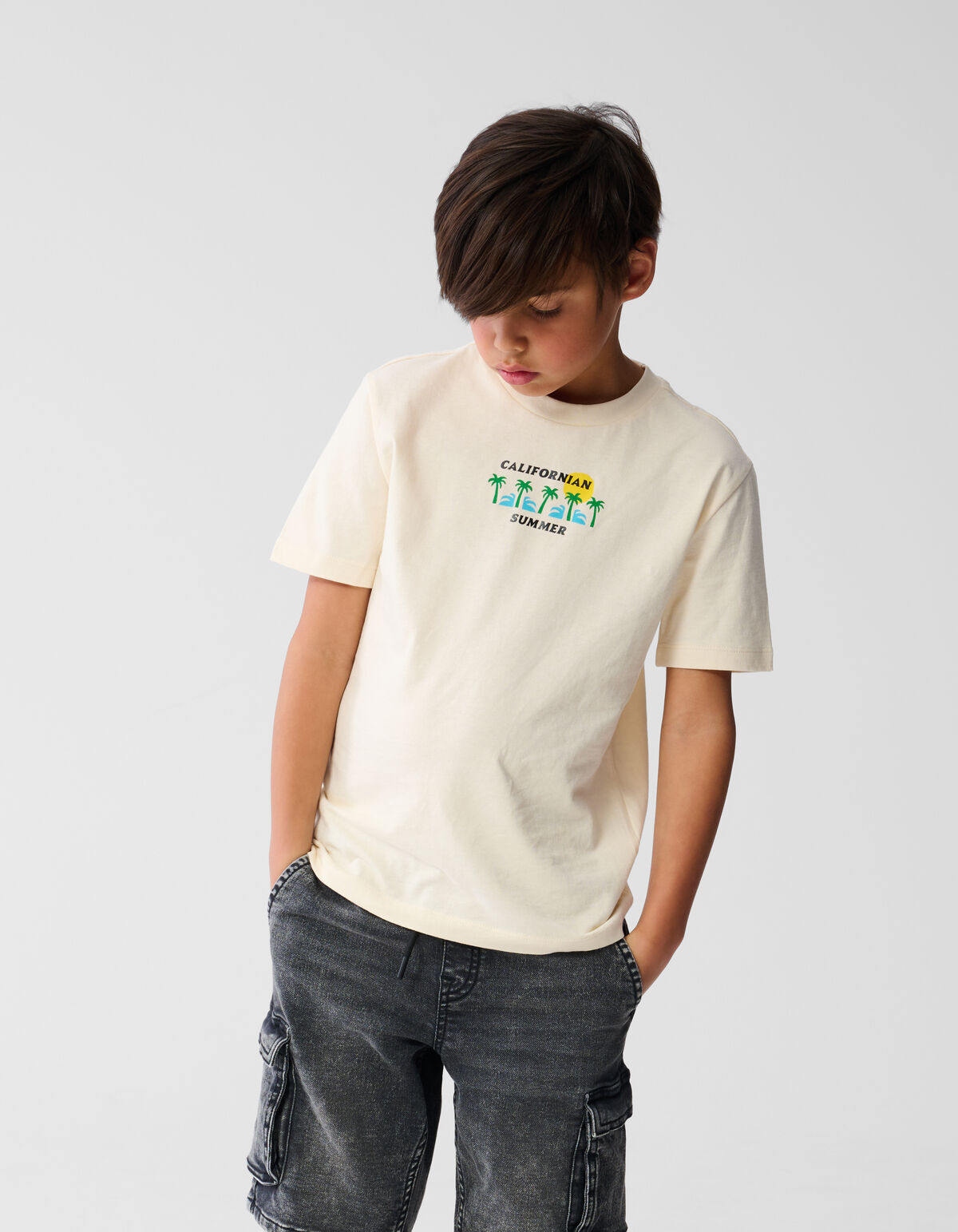 Sommer Artwork T-shirt Off White SHOEBY BOYS