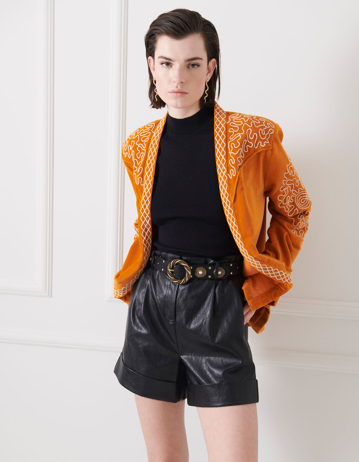 Samtjacke Orange SHOEBY WOMEN