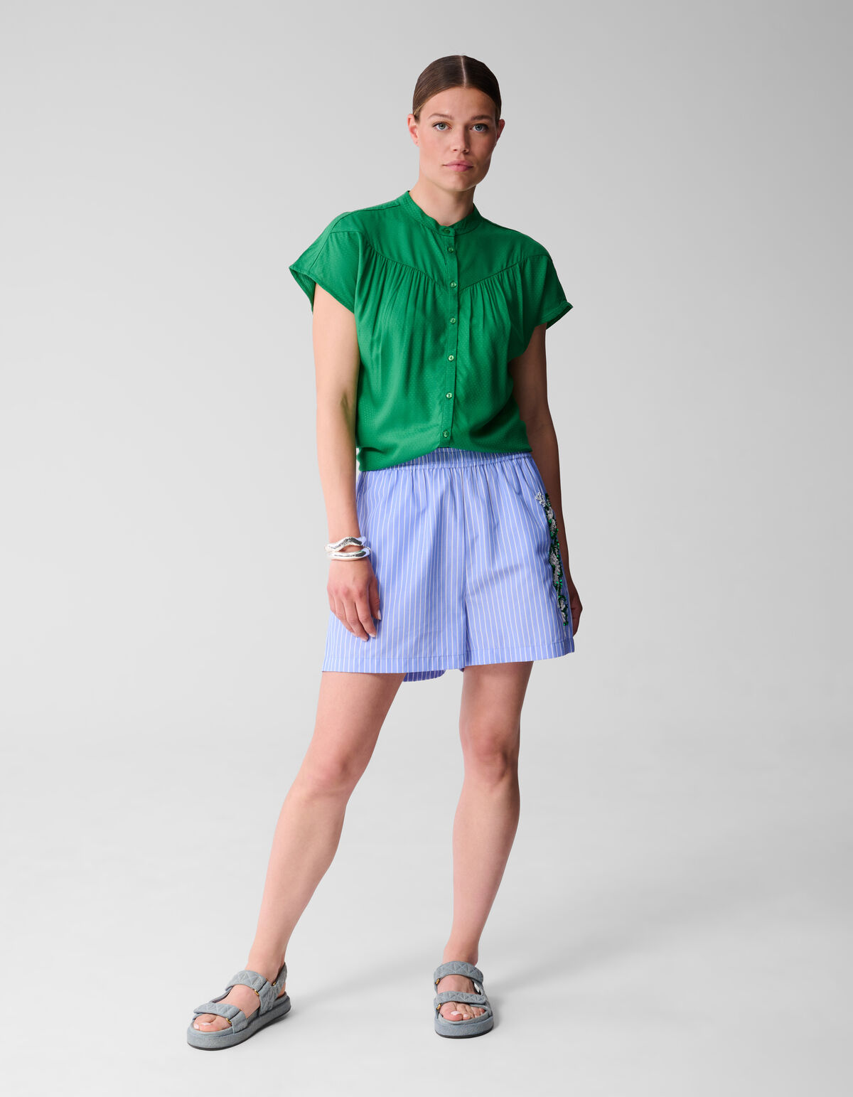 Struktur Top Grün SHOEBY WOMEN