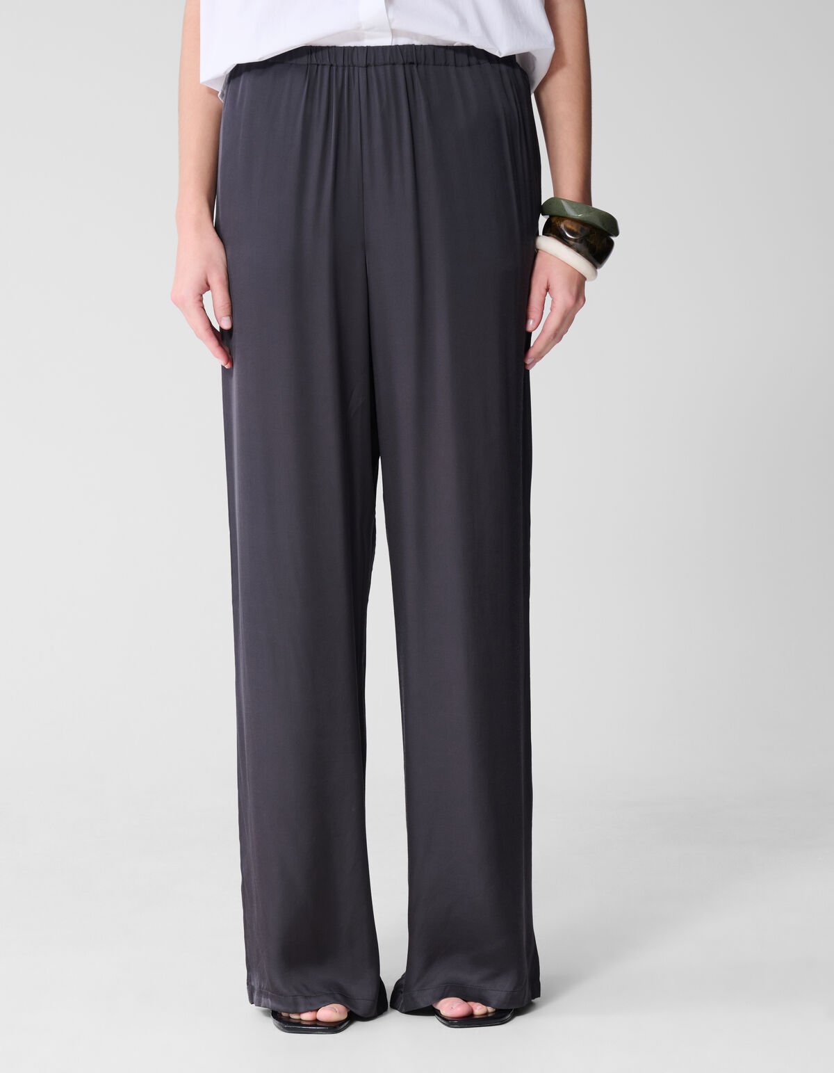 Satinhose Dunkelgrau von Lonneke SHOEBY WOMEN