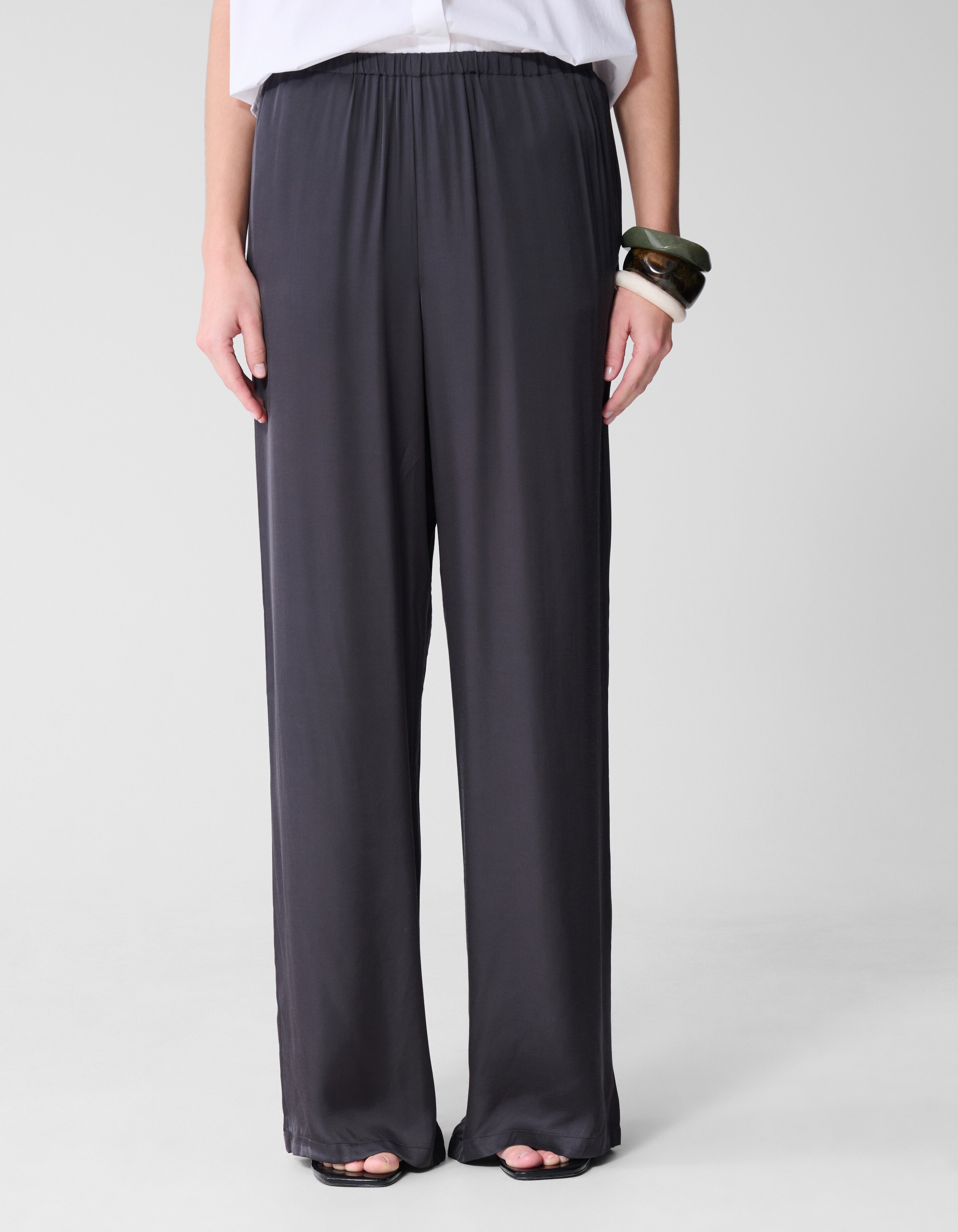 Satinhose Dunkelgrau von Lonneke SHOEBY WOMEN