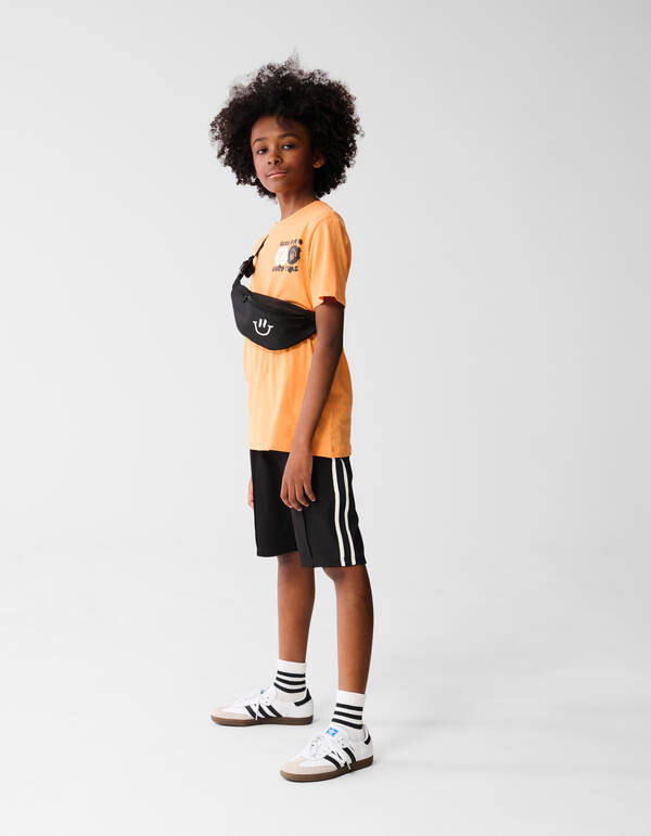 Sportliche Streifenshorts Schwarz SHOEBY BOYS