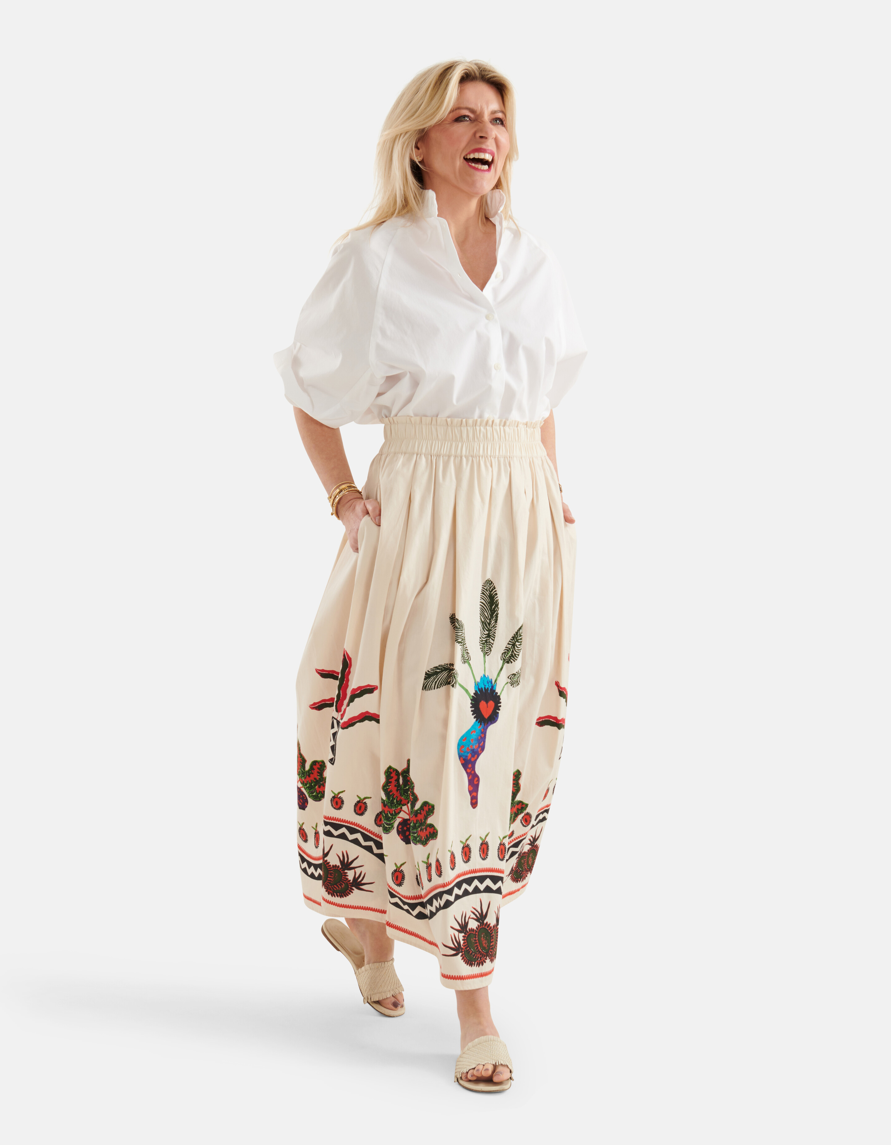 Bedruckter Rock Off White von Lonneke SHOEBY WOMEN