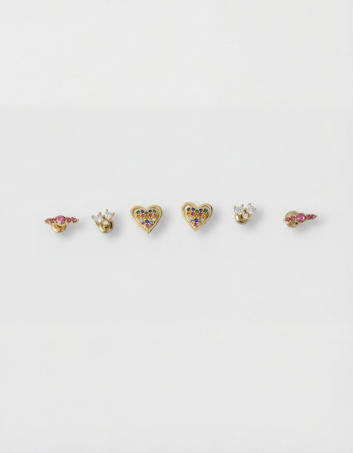 Stra&szlig;-Ohrring-Set Gold SHOEBY ACCESSOIRES